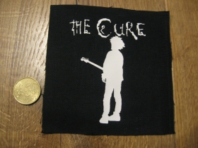 The Cure potlačená nášivka rozmery cca. 12x12cm (po krajoch neobšívaná)