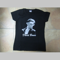 David Bowie čierne dámske tričko 100%bavlna 