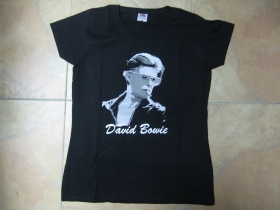 David Bowie čierne dámske tričko 100%bavlna 