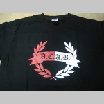 A.C.A.B. čierne pánske tričko 100%bavlna  značka Fruit od The Loom