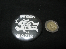 Gegen Nazis odznak veľký, priemer 55mm