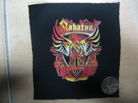 Sabaton potlačená nášivka cca.12x12cm (po krajoch neobšívaná)