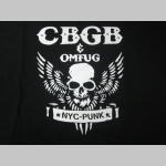 CBGB, club Legend, čierne pánske tričko 100% bavlna