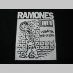 Ramones I Wanna Be Well čierne pánske tričko 100%bavlna 