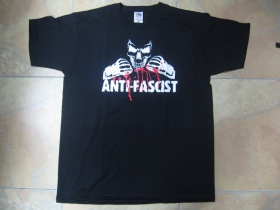 Antifascist pánske tričko 100%bavlna značka Fruit of The Loom
