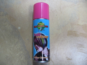Spray na vlasy zmývateľný ružový, objem 125ml