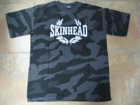 Skinhead  nočný maskáč-Nightcamo SPLINTER, pánske tričko 100%bavlna