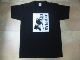 Anti Flag čierne  pánske tričko 100 %bavlna
