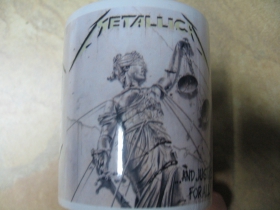 Metallica porcelánový pohár - šálka s uškom, objemom cca. 0,33L