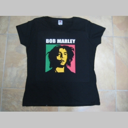 Bob Marley čierne dámske tričko 100% bavlna