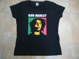 Bob Marley čierne dámske tričko 100% bavlna