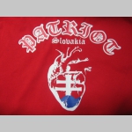 Patriot Slovakia Heart - srdce   pánske tričko 100%bavlna značka Fruit of The Loom