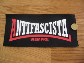 Antifascista siempre chrbtová nášivka rozmery cca. 28x12cm