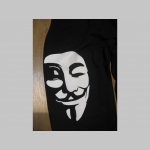 Anonymous čierne tepláky s tlačeným logom