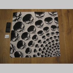 smrtka - lebka - Šatka materiál: 100%bavlna, rozmery: cca.52x52cm