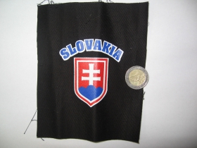 Slovakia, potlačená nášivka po krajoch neobšívaná cca 12x12cm