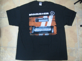 Rammstein čierne pánske tričko 100%bavlna 