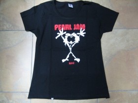 Pearl Jam  čierne dámske tričko 100%bavlna