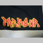 Parkour čierne teplákové kraťasy s tlačeným logom