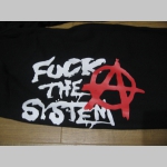 Fuck The System tepláky s tlačeným logom