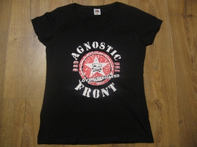 Agnostic Front čierne dámske tričko 100%bavlna