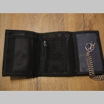 Nightwish  hrubá pevná textilná peňaženka s retiazkou a karabínkou