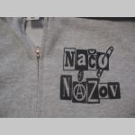 Načo Názov Old School Punkrock  mikina na zips s kapucou stiahnuteľnou šnúrkami