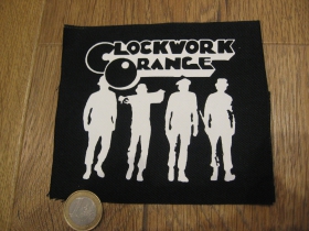 Clockwork Orange potlačená nášivka rozmery cca. 12x12cm (po krajoch neobšívaná)