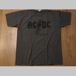 AC/DC čierne pánske tričko materiál 100% bavlna
