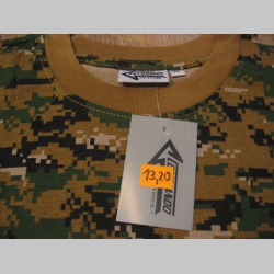 Mask&aacute;čov&eacute; tričko DIGITAL tmav&eacute;  - Kamufl&aacute;žne mask&aacute;čov&eacute; tričko COMMANDO Industries Army Style vystužen&yacute; p&aacute;s a ruk&aacute;vy Materi&aacute;l 60% bavlna 40% polyester