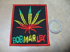 Bob Marley  nažehľovacia vyšívaná nášivka (možnosť nažehliť alebo našiť na odev)