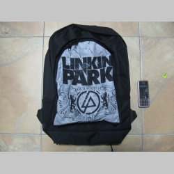 Linkin Park ruksak čierny, 100% polyester. Rozmery: Výška 42 cm, šírka 34 cm, hĺbka až 22 cm pri plnom obsahu