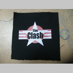 The Clash, malá potlačená nášivka cca.12x12cm farebná
