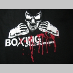 BOXING - Attack and Defense hrubá maskáčová mikina na zips s kapucou vzor Nightcamo-Nočný maskáč "Splinter"