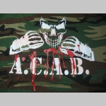 A.C.A.B.   maskáčové pánske tričko 100%bavlna