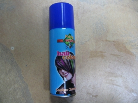 Spray na vlasy zmývateľný modrý, objem 125ml