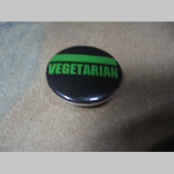 Vegetarian odznak priemer 25mm