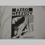 Načo Názov - Fucking Lies...biele dámske tričko Fruit of The Loom 100%bavlna