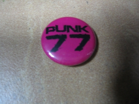Punk 77, odznak priemer 25mm