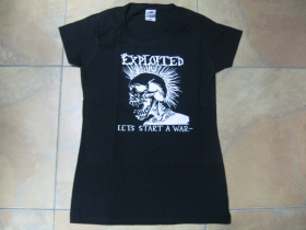 Exploited  - Lets start a War.... dámske tričko 100%bavlna