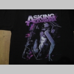 Asking Alexandria čierne pánske tričko materiál 100% bavlna