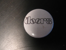 Jim Morrison - Doors plechov&yacute; klasick&yacute; odznak s priemerom 25mm