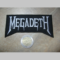 Megadeth  nažehľovacia vyšívaná nášivka (možnosť nažehliť alebo našiť na odev)