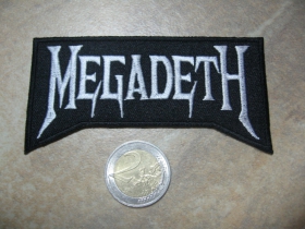 Megadeth  nažehľovacia vyšívaná nášivka (možnosť nažehliť alebo našiť na odev)