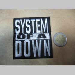 System of a Down, vyšívaná nažehľovacia nášivka (možnosť nažehliť alebo našiť na odev) 