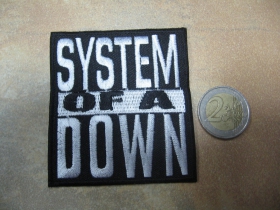System of a Down, vyšívaná nažehľovacia nášivka (možnosť nažehliť alebo našiť na odev) 