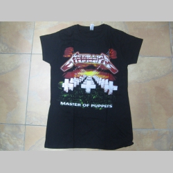 Metallica - Master of Puppets, čierne dámske tričko materiál 100% bavlna