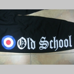 Old School čierne tepláky s tlačeným logom