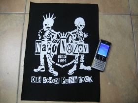 Načo Názov Old School Punkrock chrbtová nášivka veľkosť cca. A4 (po krajoch neobšívaná)