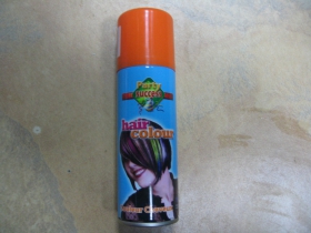 Spray na vlasy zmývateľný oranžový, objem 125ml